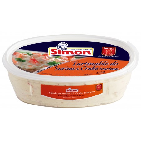 Tartinable de Surimi et Crabe 5% - 270 g