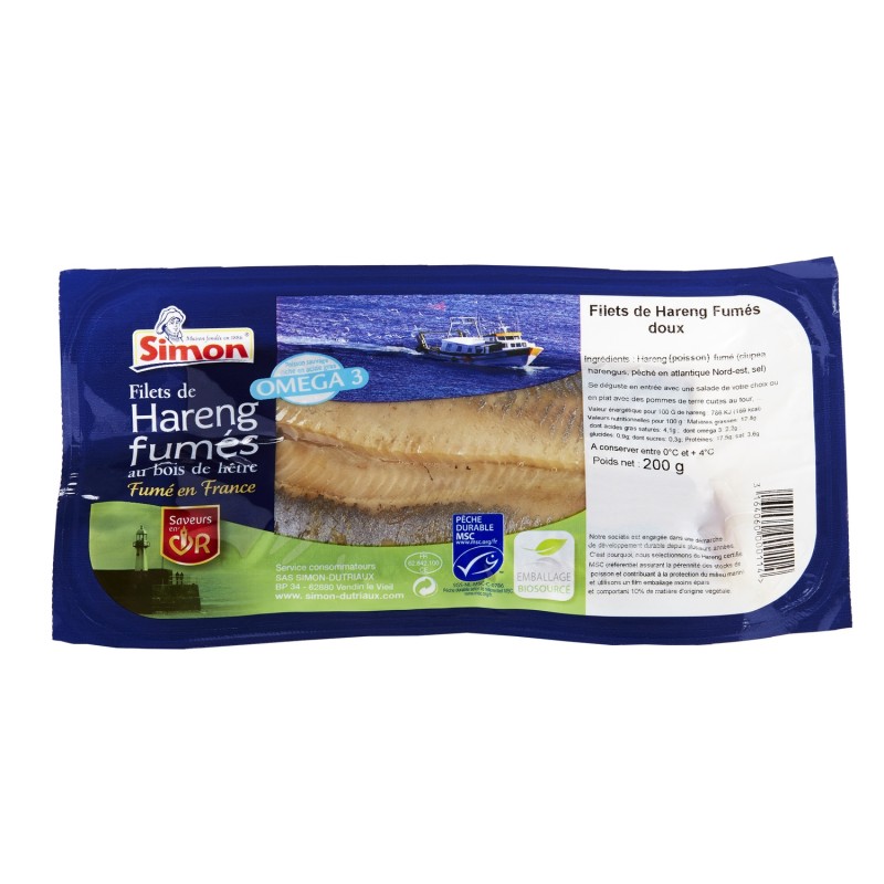 Harengs fumés doux 200 g