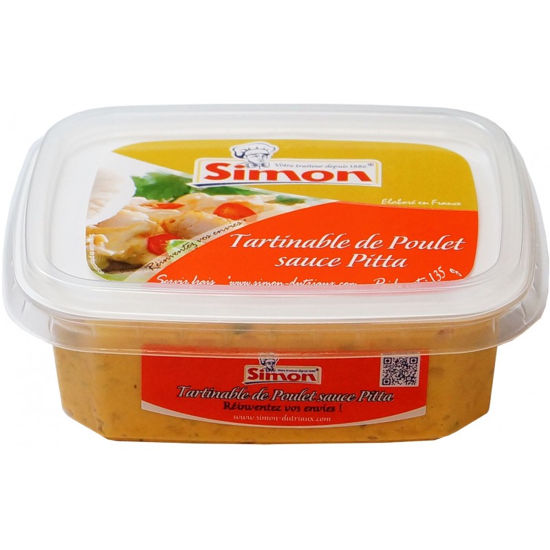 Tartinable de Poulet sauce Pitta - 135 g